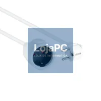 Nanocable Cabo Alim. Extensão schuko branco 5 M — imagem 1