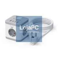 Ewent EW3863 Extensão 3 Tomadas SHUCKO+2USB-A+2USB-C — imagem 3