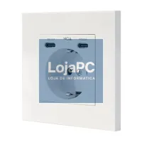 Nanocable Base de parede tomada SCHUKO 2USB Max .2.4A — imagem 1