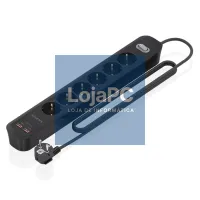Aisens Extensão 6 tomadas interruptor PD 2xUSBC 2xUSB — imagem 1
