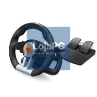 Krom Jogo de Volante y pedales K-Wheel Multip. — imagem 1