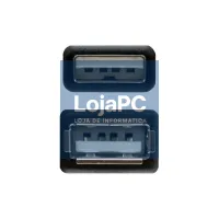 Nanocable Cabo USB 2.0, tipo A/M-A/H, Preto, 3m — imagem 3