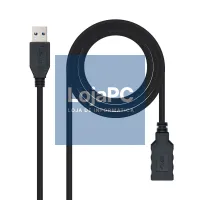 Nanocable Cabo USB 3.0 Tipo A M/H 2m — imagem 1
