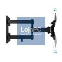Tooq LP2142TNL-B Suporte de parede Gir/Inc 13-42" 3piv — imagem 2