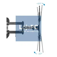 Tooq LP6055TN-B Suporte TV Incl/gira 23"-55" 3Piv — imagem 3