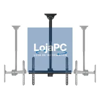 Tooq LPCE1170TSLI-B Suporte de tecto TV 37"-70" Preto — imagem 3