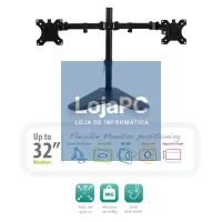 EWENT EW1536 Suporte Secretária 2xMonitores 32" VES — imagem 3