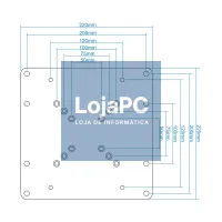 Tooq Adaptador VESA 200x200 para ecrãs 23"-42" — imagem 5