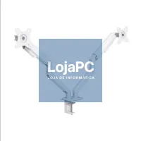 Tooq DB4132TNR-W Soport.mesa 2 monitor/tv 17-32" B — imagem 1