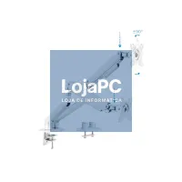 Tooq DB4132TNR-W Soport.mesa 2 monitor/tv 17-32" B — imagem 2