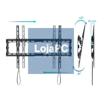 Tooq Suporte de parede LP1081T-B incl ecrãs 37-80" — imagem 2