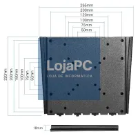 iggual SPTV01 Suporte TV parede Fixo 10"-42" 30 kg — imagem 2