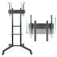 Tooq FS1170M-B Suporte de chão rodas Ramsés 37"-70" — imagem 5