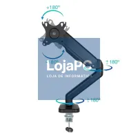 Tooq DB5032TNR-B Suporte de mesa 1 braço 17"-32" — imagem 3