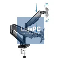 Tooq DB5132TNR-B Suporte de mesa 2 brazos 17"-32" — imagem 3