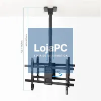 Tooq LPCE2286TSLI-B Suporte de tecto 2 TV 43"-86" — imagem 5