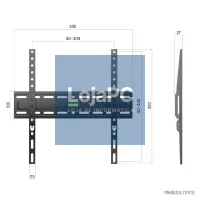 iggual SPTV11-L Suporte TV parede Fixo 21"-75" 45kg — imagem 2