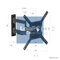 iggual SPTV09-L Suporte TV parede Full 23"-65" 35kg — imagem 3