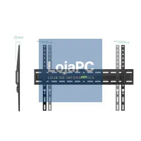 Tooq LP1050F-B Suporte Fixo 37"-86", Preto — imagem 3