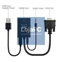EWENT EW9866 Adaptador Vga/Hdmi com Audio — imagem 3