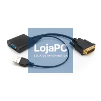 Nanocable Conversor DVI 24+1/M A VGA HDB15/H 10 cm — imagem 2