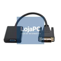 Nanocable Conversor DVI 24+1/M A VGA HDB15/H 10 cm — imagem 1