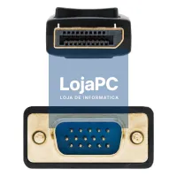 Nanocable Cabo Conversor DP a VGA preto, 2 M — imagem 3