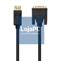 Nanocable Cabo Conversor DP a DVI 2 M Preto — imagem 1