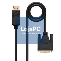 Nanocable Cabo Conversor DP a DVI 2 M Preto — imagem 2