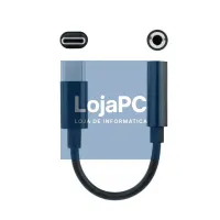 Nanocable Adaptador Audio USB-C/M a Jack/H, Preto — imagem 3