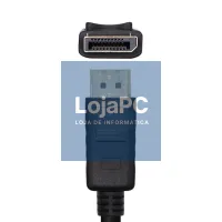 Aisens Cabo DP V1.2 4K@60hz DP/M-DP/M preto 2.0m — imagem 3