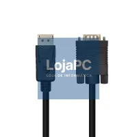 Aisens Conversor DP/M-VGA/M preto 2.0m — imagem 1