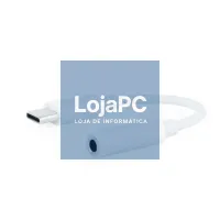 Nanocable Adaptador Audio USB-C-M a Jack-H, Branco — imagem 1