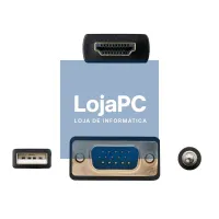 Nanocable Conversor HDMI a VGA-Jack-UBS, 1.8 m — imagem 3