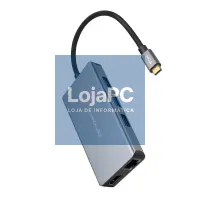 Nanocable Hub USB-C 3xUSB-A+2xHDMI+RJ45+TF+SD+PD — imagem 1