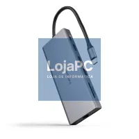 Nanocable Hub 12en1 USB-A/C+HDMI+DP+RJ45+TF+SD+AU — imagem 1