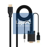 Nanocable Conversor VGA+Audio a HDMI M-M 1,8 m — imagem 1