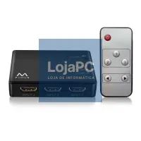 EWENT EW3730 Switch HDMI 4K 3x1com comando distancia — imagem 3