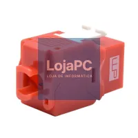 WP Keystone Cat. 6a UTP RJ45/Fêmea Vermelho — imagem 2