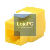 WP Keystone Cat. 6a UTP RJ45/Fêmea Amarelo — imagem 1