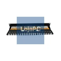 2LAN Patch Panel 19" CAT6A 24 Portas UTP — imagem 3
