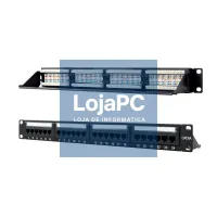 Nanocable Panel Parcheo 24P CAT.6A UTP 19"1U Dual — imagem 2