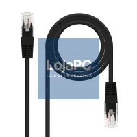 Nanocable Cabo de rede categoria 5E UTP 1 M Preto — imagem 1