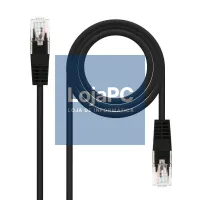 Nanocable Cabo de rede categoria 5e UTP 3 M Preto — imagem 1
