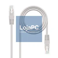 Nanocable Cabo de rede categoria 5E UTP 30 M Cinzento — imagem 1