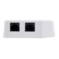Nanocable Roseta Superfície CAT.6 UTP 2Tomadas Blanc — imagem 3