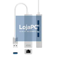 Nanocable Conversor USB 3.0 Ethernet + 3xUSB 3.0 — imagem 1