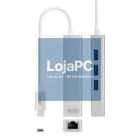 Nanocable Conversor USB-C Ethernet +3xUSB 3.0 — imagem 1