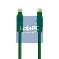 Cabo de rede categoria 6A LSZH/UTP 1 Metro Verde — imagem 3
