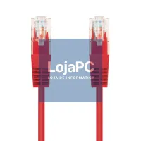 Nanocable Cabo de rede cat.6 UTP 30cm Vermelho — imagem 3